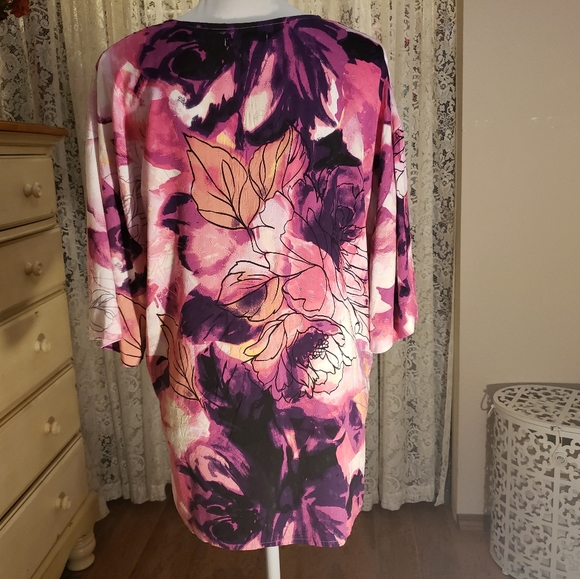 NWT Dana Buchman Loose Flowing Top - Picture 3 of 6